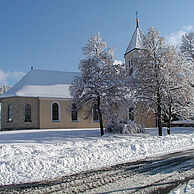 St. Nikolaus Kirche im Winter
